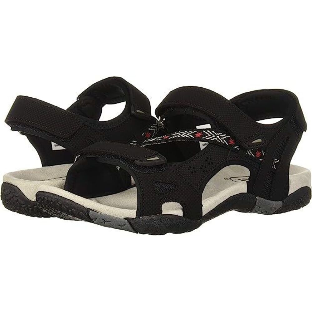 Propét Elon Sport Sandal Black/Red US Women's Size 6